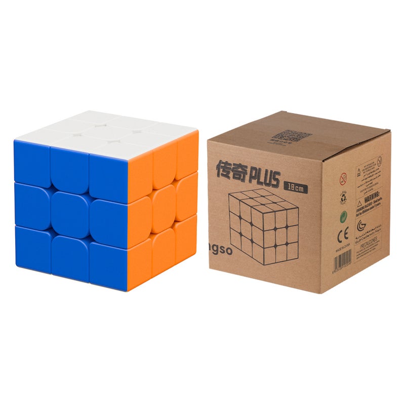 Holy Hand Legendary Color 18Cm Large Size 18Cm Third Order Rubik'S Cube Teaching Display Smooth Educational Toys - Image 1